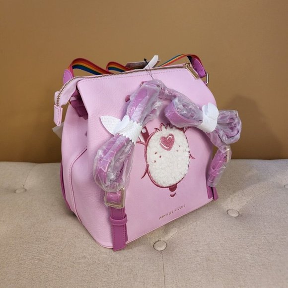 Danielle Nicole Care Bear Cheer Bear Convertible Mini Backpack NEW - Picture 6 of 12
